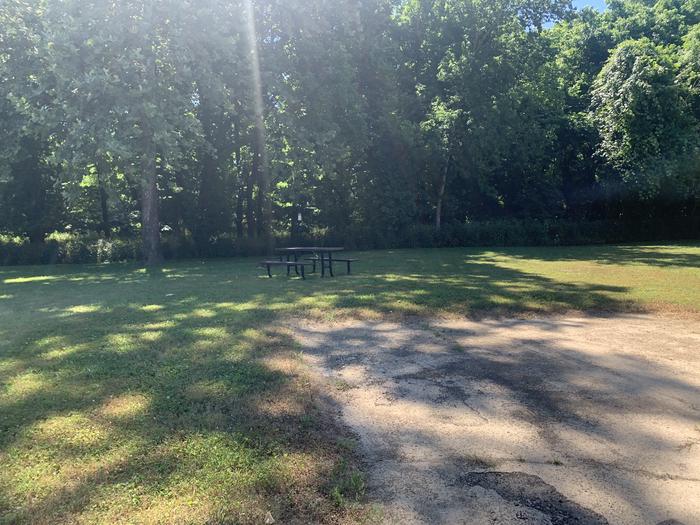 A photo of Site 923 of Loop Loop 900 at ALLEY SPRING with Picnic Table, Fire Pit, Tent Pad, Lantern Pole
