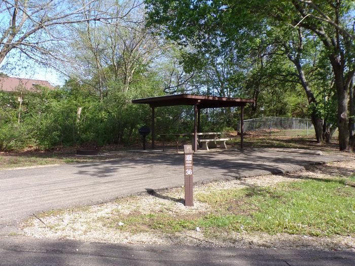 A photo of Site 036 of Loop RCOV at RICHEY COVE with Picnic Table