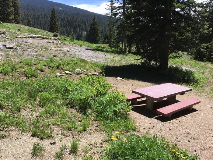 A photo of Site 027 of Loop LAKE at LAKE IRWIN with Picnic Table, Fire Pit