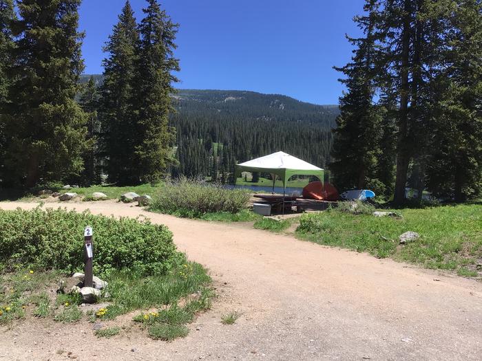 A photo of Site 002 of Loop LAKE at LAKE IRWIN with Picnic Table, Fire Pit
