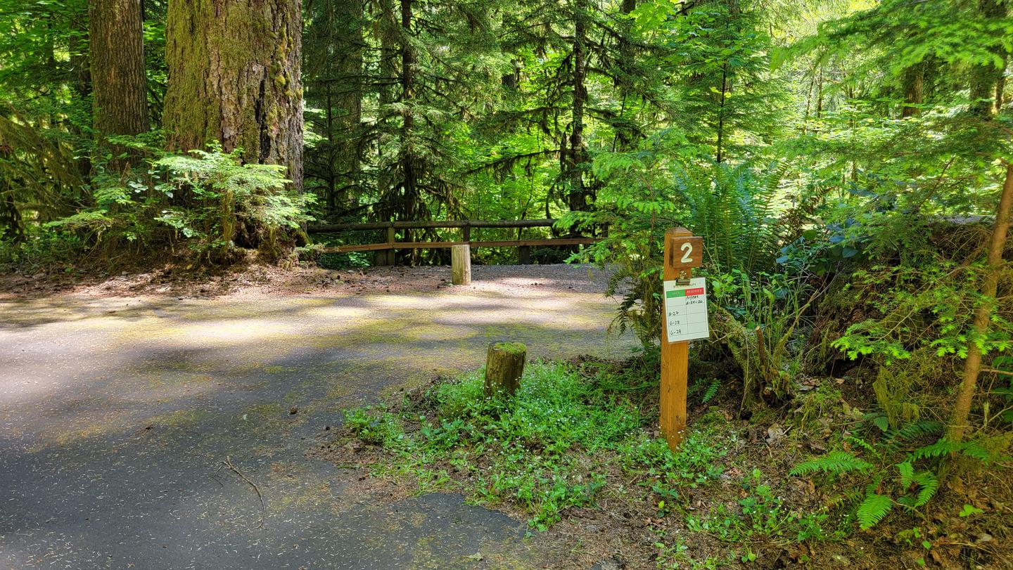 campsite 2 sign post and driveway in YellowbottomYellowbottom campsite 2 sign post and driveway