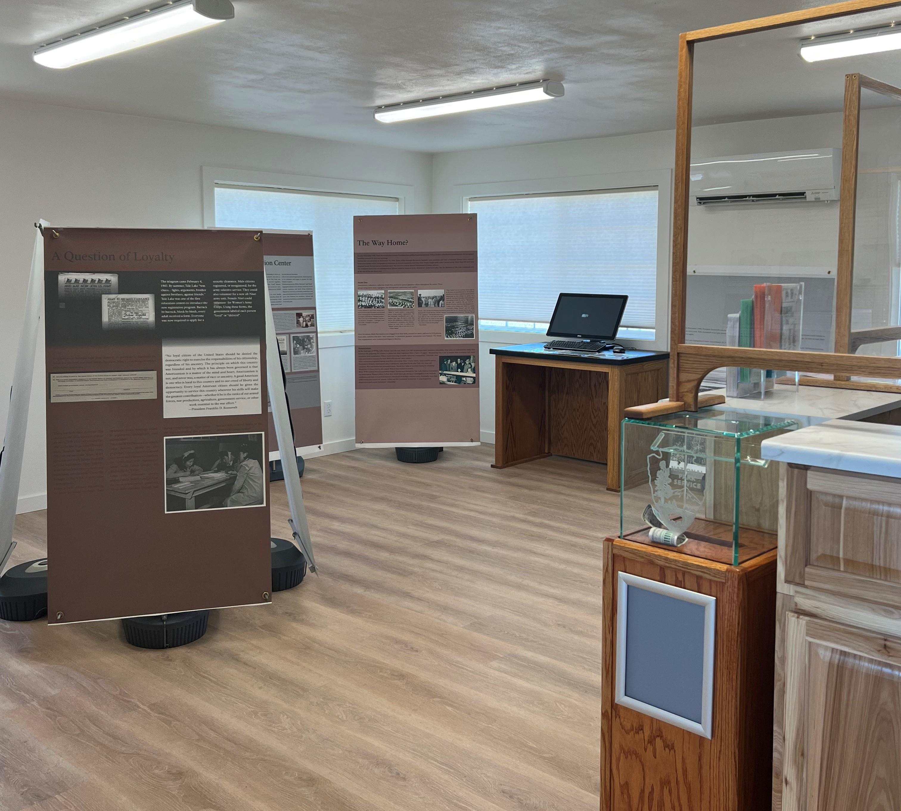 Tule Lake Visitor Center Exhibit Space