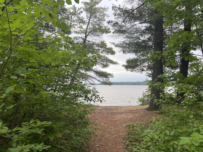 A photo of Site X21 of Loop MANAGEMENT SITES at BREVOORT LAKE CAMPGROUND with Waterfront