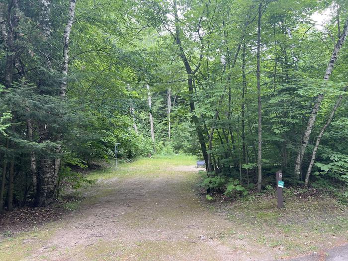 A photo of Site X56 of Loop MANAGEMENT SITES at BREVOORT LAKE CAMPGROUND with Fire Pit, Shade, Lantern Pole