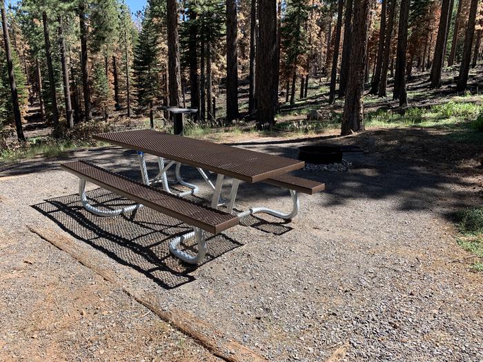 A photo of Site 09 of Loop Loop A at Lookout Campground with Picnic Table, Fire Pit, Shade