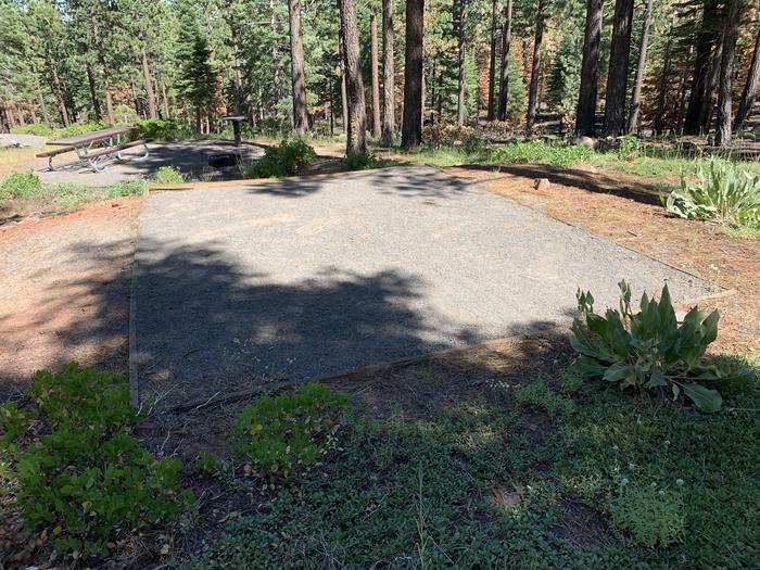 A photo of Site 09 of Loop Loop A at Lookout Campground with Shade, Tent Pad