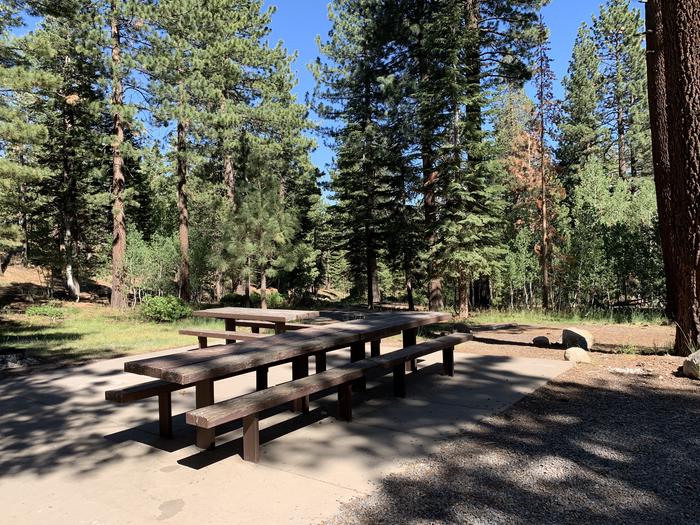 A photo of Site 18 of Loop Loop A at Lookout Campground with Picnic Table