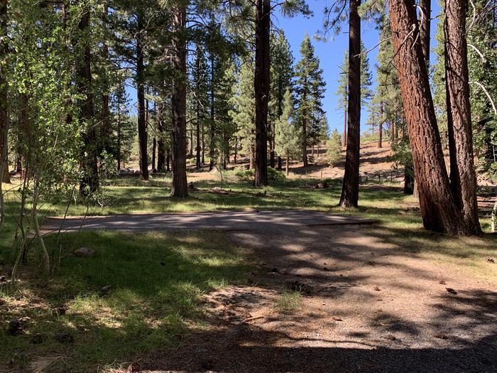 A photo of Site 18 of Loop Loop A at Lookout Campground with Shade, Tent Pad