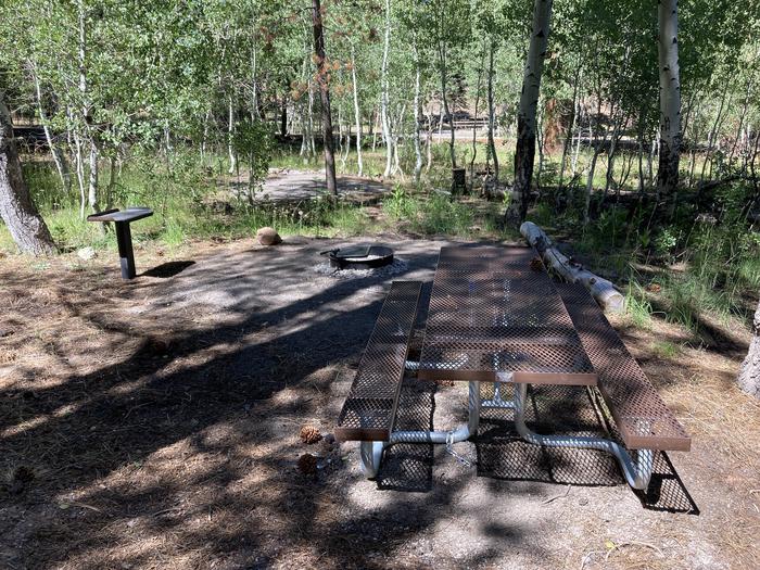 A photo of Site 02 of Loop Loop A at Lookout Campground with Picnic Table, Fire Pit, Shade