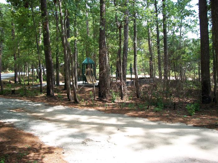 Site 76 Exit drive near playground