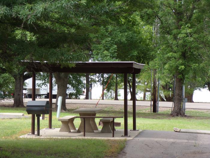 Site 029 of Loop RCOV at RICHEY COVE with Picnic Table