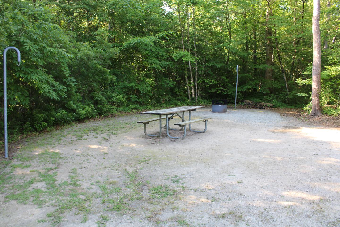 Flanners Beach campsite #9.Camp Pad