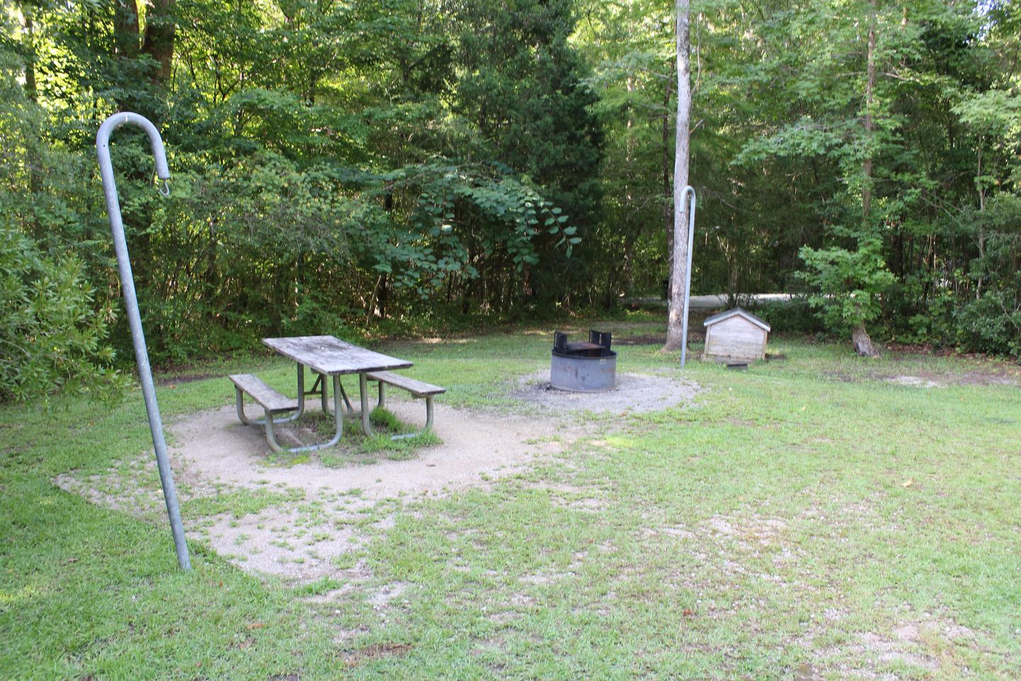 Flanners Beach Campsite #18.Camp Pad