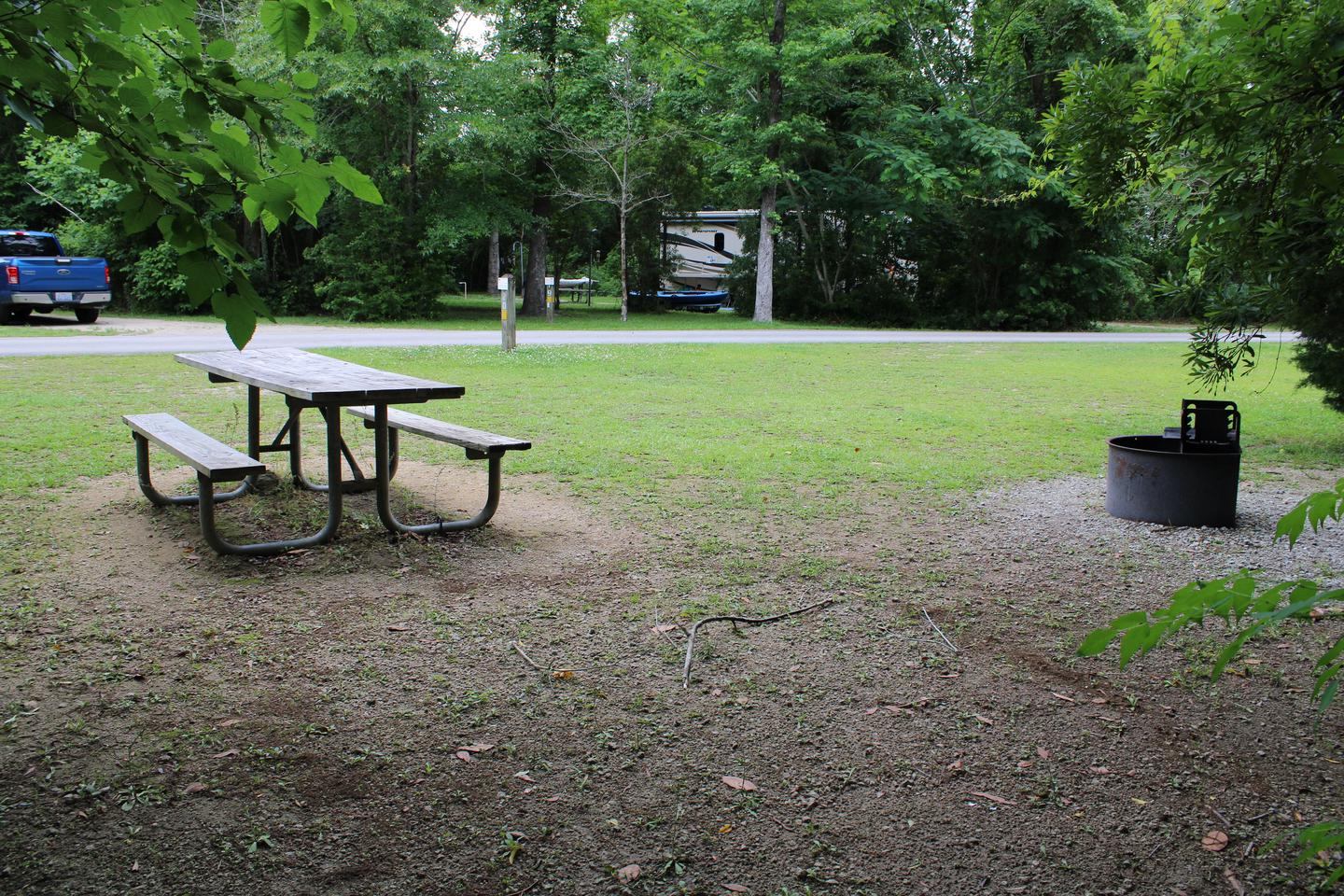 Flanners Beach Campsite #20.Camp Pad