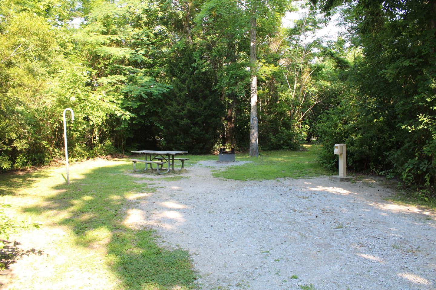 Flanners Beach Campsite #21.Camp Pad