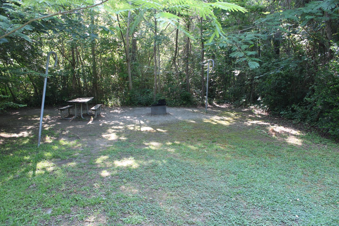 Flanners Beach Campsite #33.Camp Pad
