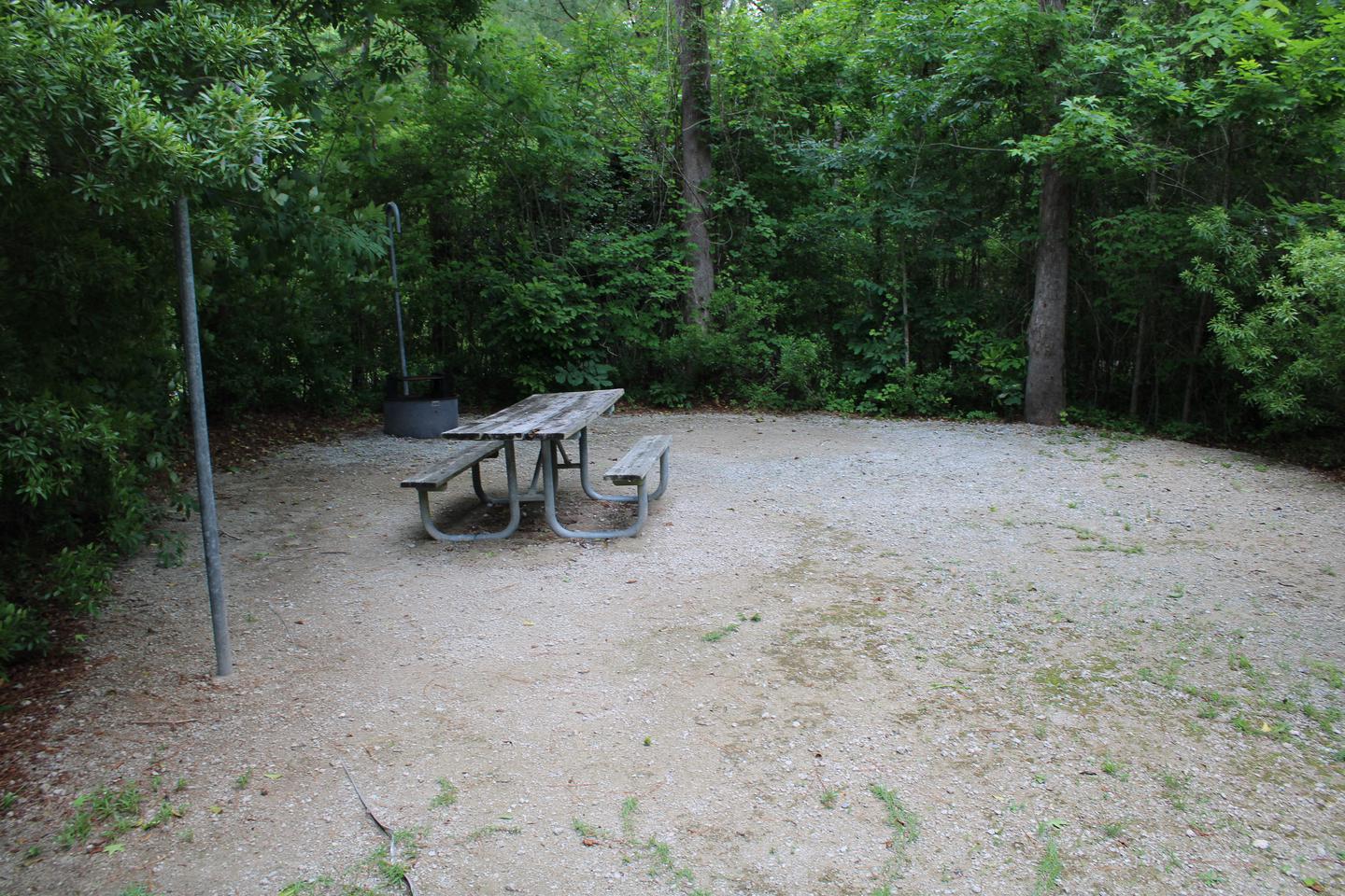 Flanners Beach Campsite #36.Camp Pad