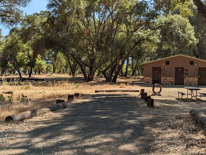 Bushay Campground and restroomsBushay Campground
