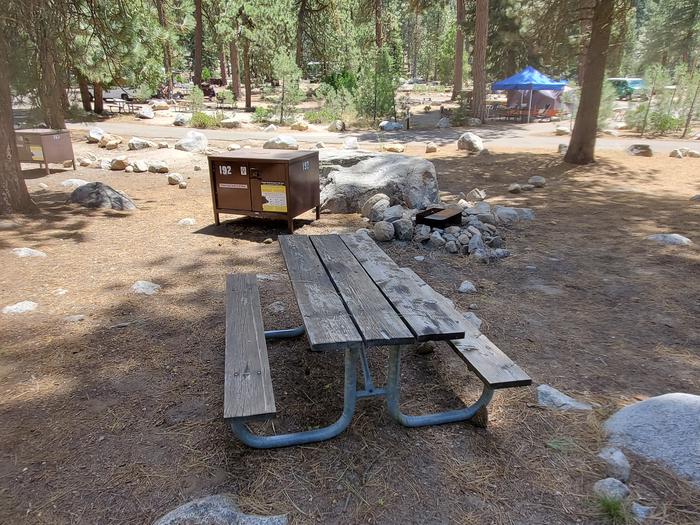 Site 192Lodgepole Campground Site 192