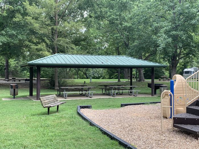 Cages Bend Campground Picnic Shelter
