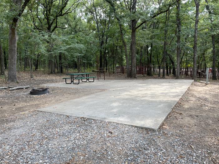 A photo of Site A22 of Loop A at PLATTER FLATS with Picnic Table, Electricity Hookup, Fire Pit, Shade, Water Hookup