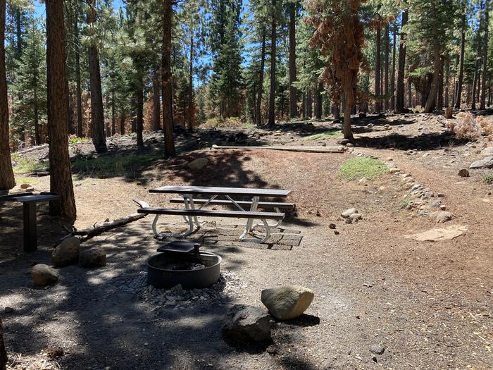 A photo of Site 07 of Loop Loop A at Lookout Campground with Picnic Table, Fire Pit
