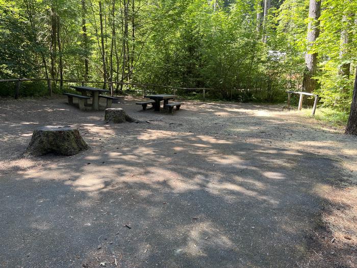 A photo of Site 22 of Loop East at HOOVER CAMPGROUND with Picnic Table, Fire Pit, Tent Pad