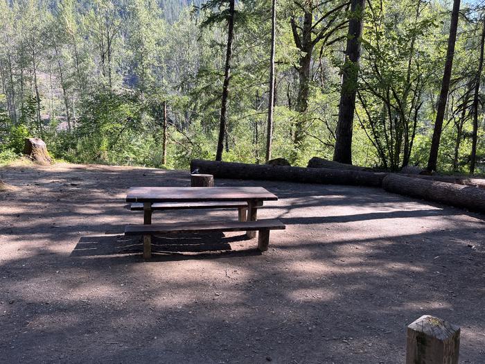 A photo of Site 15 of Loop West at HOOVER CAMPGROUND with Picnic Table, Fire Pit, Tent Pad