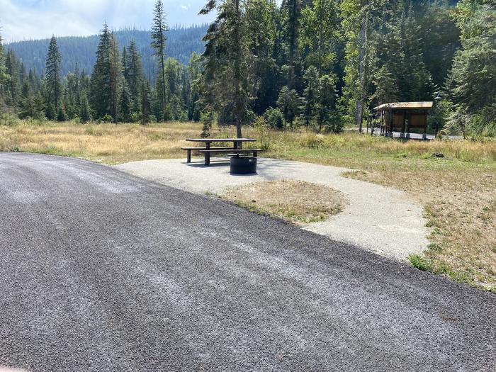 A photo of Site B021 of Loop B at KIT PRICE with Picnic Table, Fire Pit