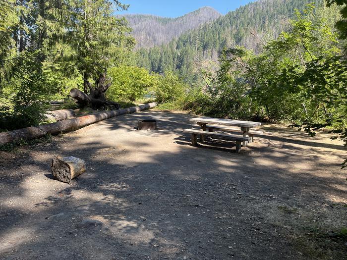 A photo of Site 13 of Loop West at HOOVER CAMPGROUND with Picnic Table, Fire Pit, Tent Pad