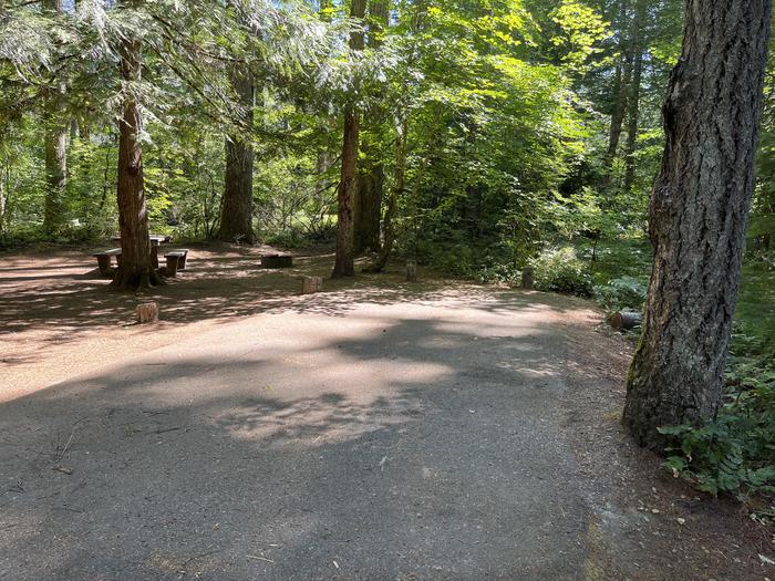 A photo of Site 04 of Loop West at HOOVER CAMPGROUND with Picnic Table, Fire Pit