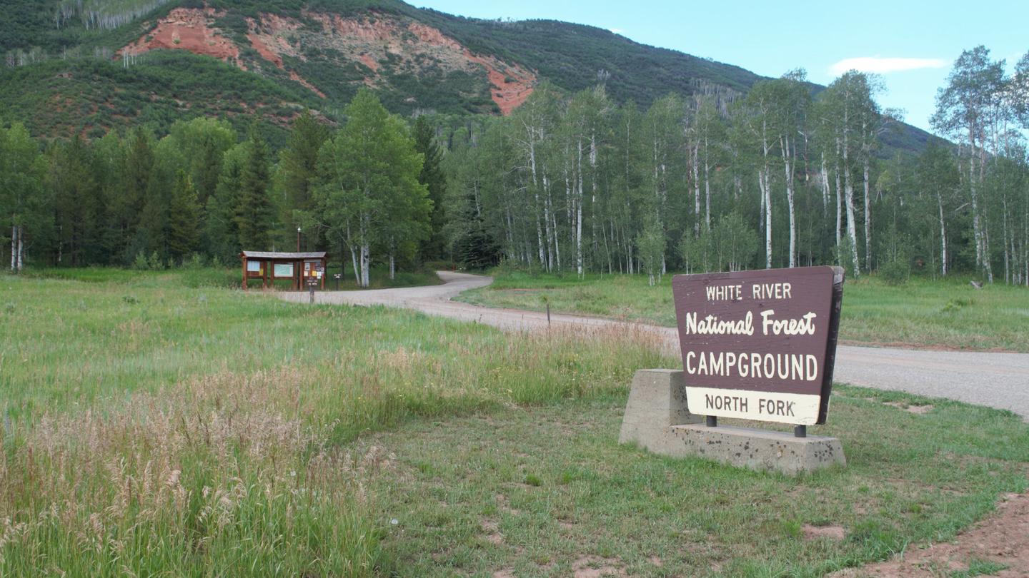 North Fork Campground Entrance