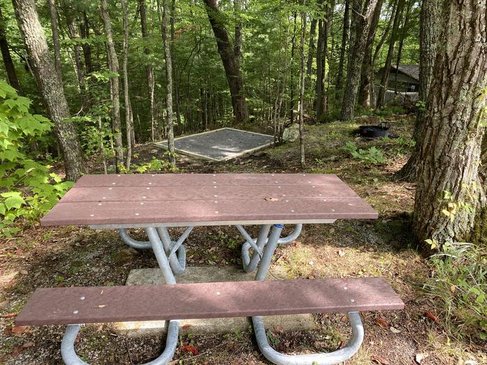 A photo of Site 15 of Loop A at Look Rock Campground with Picnic Table, Fire Pit, Tent Pad