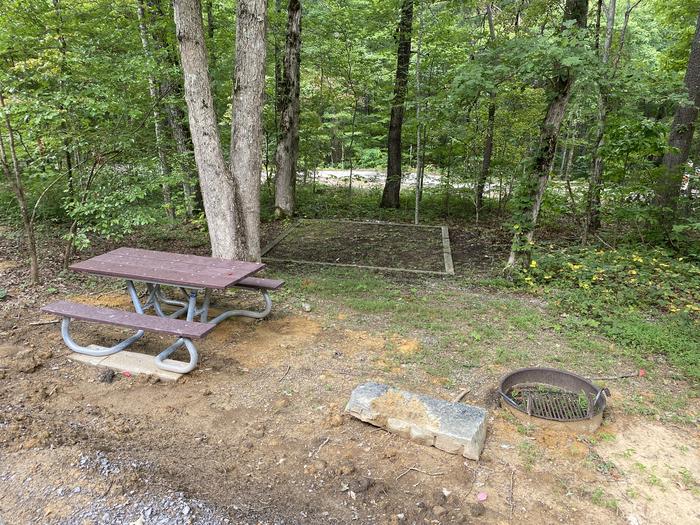 A photo of Site 30 of Loop A at Look Rock Campground with Picnic Table, Fire Pit, Tent Pad