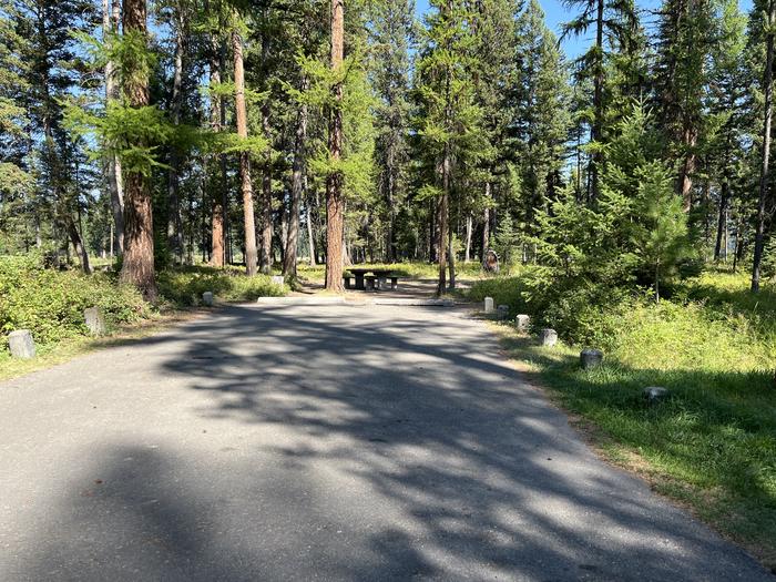 A photo of Site RPS11 at River Point Lolo Campground (MT) with Campsite Driveway shownA photo of Site RPS11at River Point Lolo Campground (MT) with Campsite Driveway shown. 