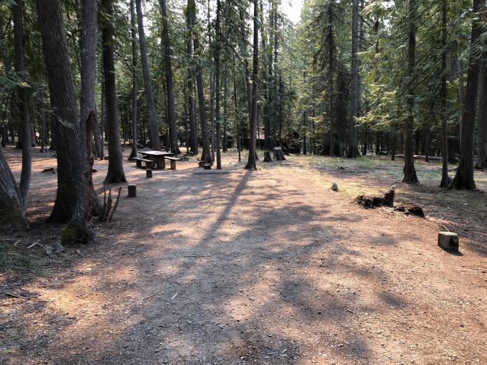 A photo of Site 052 of Loop DANC at SAM OWEN with Picnic Table, Fire Pit