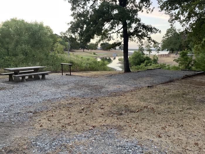 A photo of Site A38 of Loop A at PLATTER FLATS with Picnic Table, Electricity Hookup, Fire Pit, Shade, Water Hookup