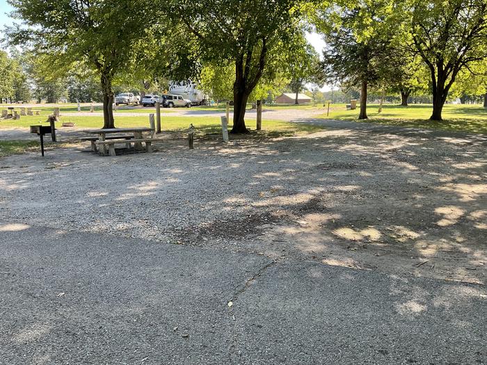 A photo of Site 22 of Loop Hitching Post at Walnut Creek  with Picnic Table, Electricity Hookup, Shade, Water Hookup