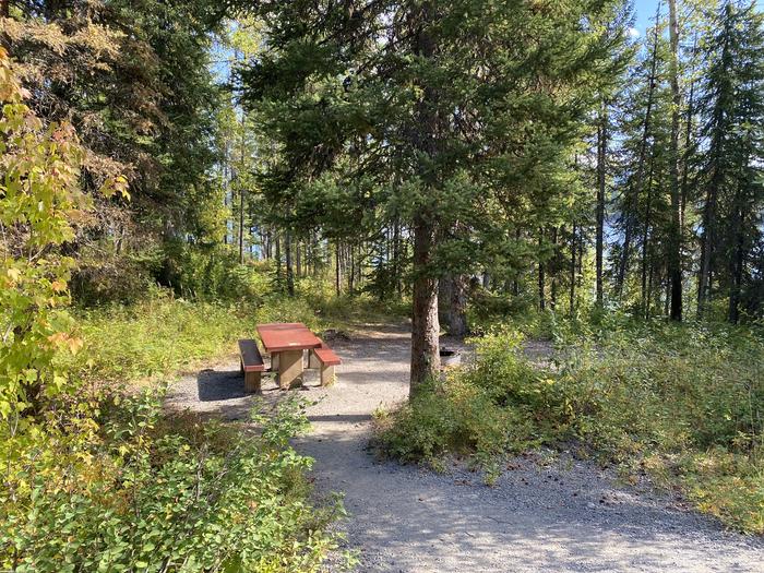 A photo of Site 8 of Loop LOST JOHNNY POINT CAMPGROUND at LOST JOHNNY POINT CAMPGROUND with Picnic Table, Fire PitSite 8