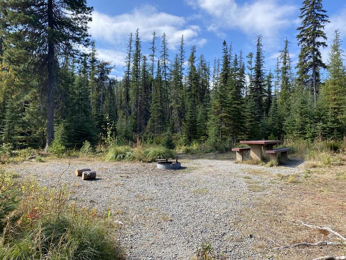 A photo of Site 9 of Loop LOST JOHNNY POINT CAMPGROUND at LOST JOHNNY POINT CAMPGROUND with Picnic Table, Fire Pit, Tent PadSite 9