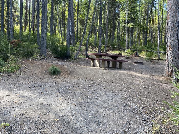 A photo of Site 3 of Loop LOST JOHNNY POINT CAMPGROUND at LOST JOHNNY POINT CAMPGROUND with Picnic Table, Fire Pit, Tent PadSite 3