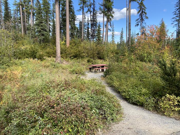A photo of Site 2 of Loop LOST JOHNNY POINT CAMPGROUND at LOST JOHNNY POINT CAMPGROUND with Picnic Table, Fire Pit