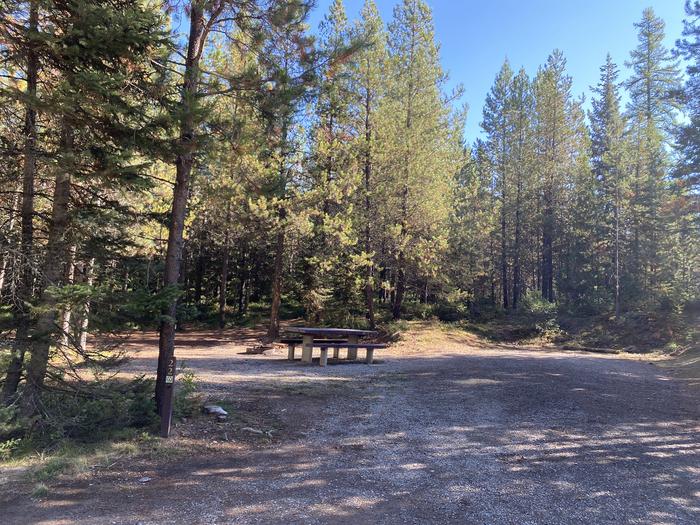 A photo of Site 22 of Loop EMERY BAY CAMPGROUND at EMERY BAY CAMPGROUND with Picnic Table, Fire Pit, Shade, Tent Pad