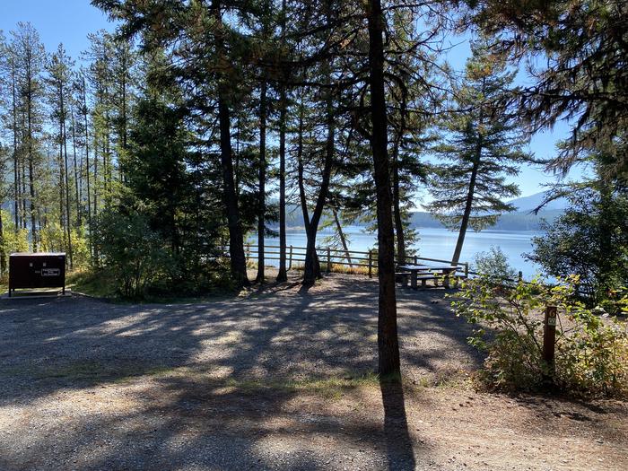 A photo of Site 6 of Loop EMERY BAY CAMPGROUND at EMERY BAY CAMPGROUND with Picnic Table, Fire Pit, Food Storage