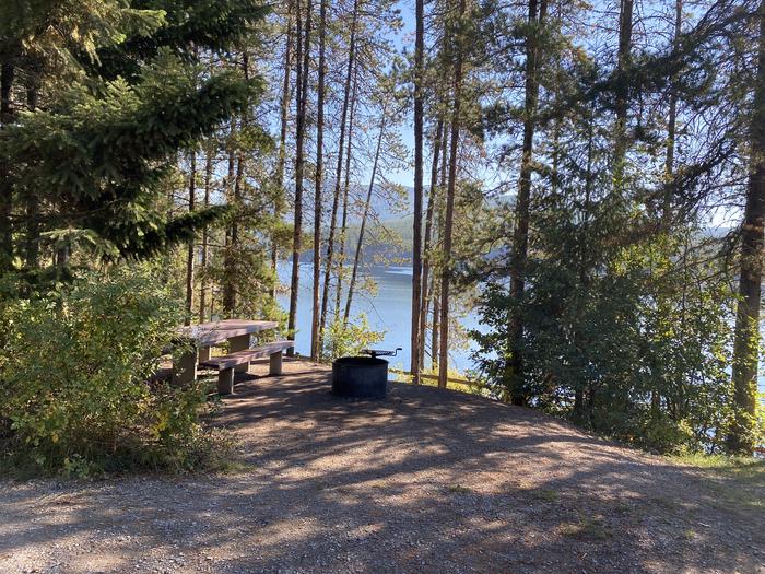 A photo of Site 5 of Loop EMERY BAY CAMPGROUND at EMERY BAY CAMPGROUND with Picnic Table, Fire Pit