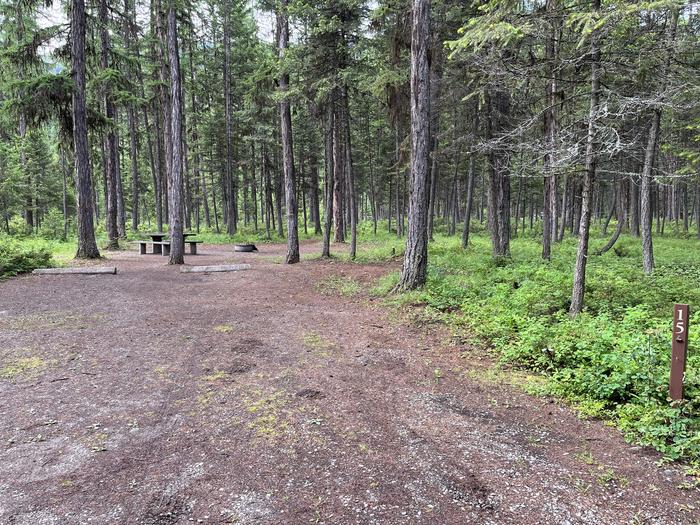 A photo of Site 015 of Loop TALLY LAKE CAMPGROUND at TALLY LAKE CAMPGROUND with Picnic Table, Fire Pit