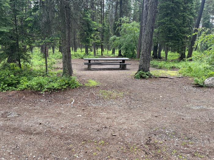 A photo of Site 024 of Loop TALLY LAKE CAMPGROUND at TALLY LAKE CAMPGROUND with Picnic Table, Fire Pit