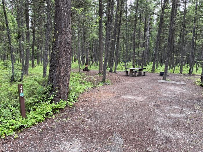 A photo of Site 021 of Loop TALLY LAKE CAMPGROUND at TALLY LAKE CAMPGROUND with Picnic Table, Fire Pit