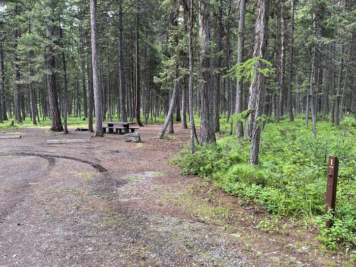 A photo of Site 017 of Loop TALLY LAKE CAMPGROUND at TALLY LAKE CAMPGROUND with Picnic Table, Fire Pit