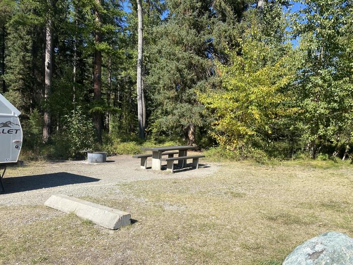 A photo of Site 012 of Loop TALLY LAKE CAMPGROUND at TALLY LAKE CAMPGROUND with Picnic Table, Fire Pit, Tent Pad